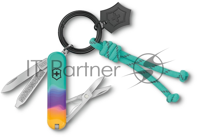 Нож перочинный Victorinox Classic SD Sydney Style (0.6223.E222) 58мм 7функц. бирюзовый подар.коробка