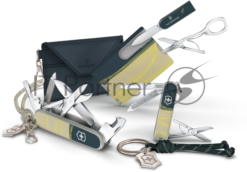 Нож перочинный Victorinox Companion New York Style (1.3909.E223) 91мм 16функц. зеленый с чехлом подар.коробка