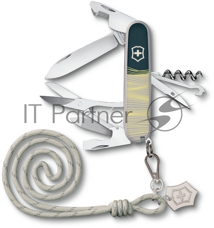 Нож перочинный Victorinox Companion New York Style (1.3909.E223) 91мм 16функц. зеленый с чехлом подар.коробка