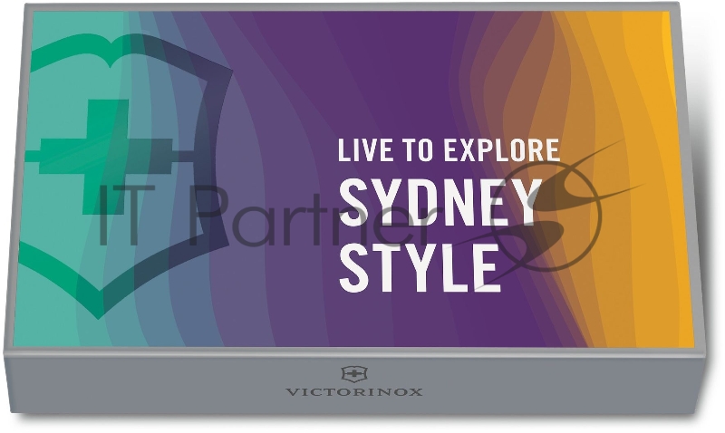 Нож перочинный Victorinox Companion Sydney Style (1.3909.E222) 91мм 16функц. бирюзовый с чехлом подар.коробка