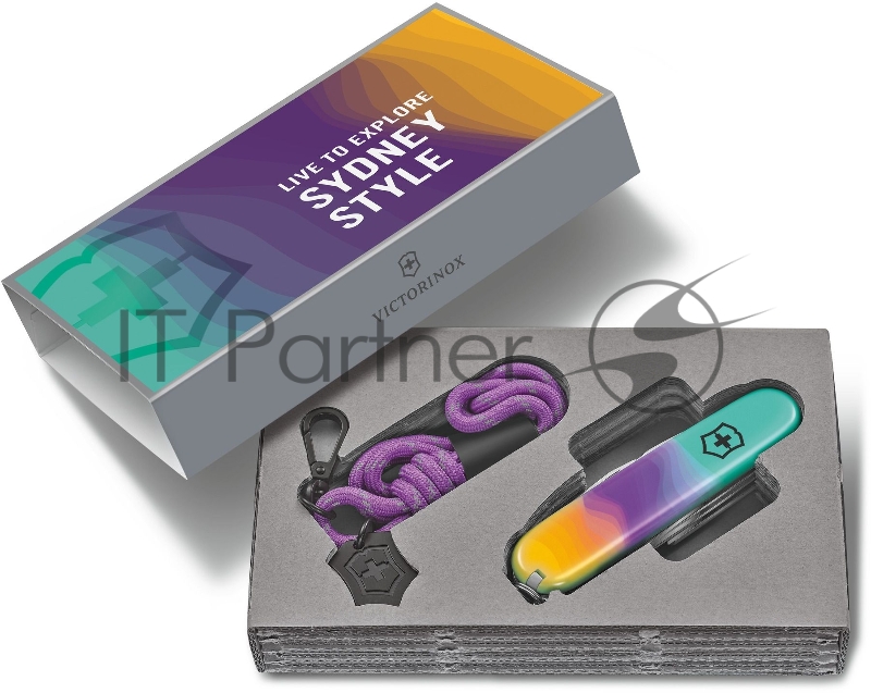 Нож перочинный Victorinox Companion Sydney Style (1.3909.E222) 91мм 16функц. бирюзовый с чехлом подар.коробка