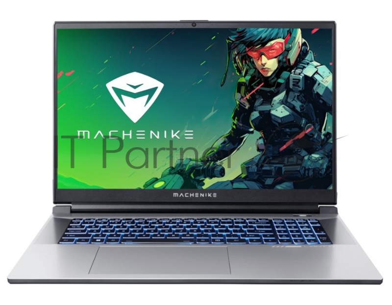 Ноутбук Machenike L17 17.3(1920x1080 IPS 144Hz)/Intel Core i7 12650H(2.3Ghz)/16384Mb/512PCIS GeForce RTX4050(6144Mb)/Cam/BT/WiFi/53 1y/2.8kg/silver/DOS