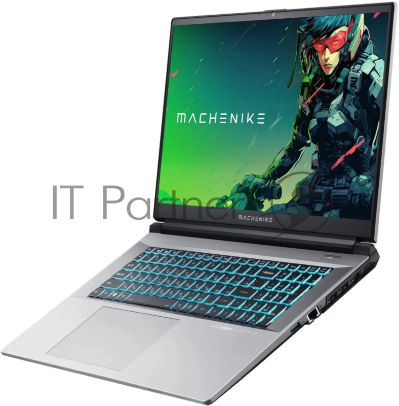 Ноутбук Machenike L17 17.3(1920x1080 IPS 144Hz)/Intel Core i7 12650H(2.3Ghz)/16384Mb/512PCIS GeForce RTX4050(6144Mb)/Cam/BT/WiFi/53 1y/2.8kg/silver/DOS