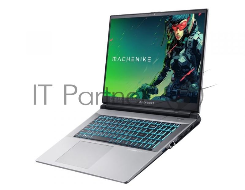 Ноутбук Machenike L17 17.3(1920x1080 IPS 144Hz)/Intel Core i7 12650H(2.3Ghz)/16384Mb/512PCIS GeForce RTX4050(6144Mb)/Cam/BT/WiFi/53 1y/2.8kg/silver/DOS