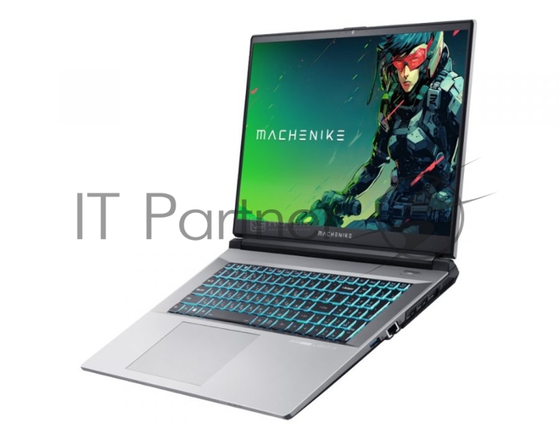 Ноутбук Machenike L17 17.3(2560x1440 IPS 165Hz)/Intel Core i5 13500H(2.6Ghz)/16384Mb/512PCIS GeForce RTX4060(8192Mb)/Cam/BT/WiFi/53 1y/2.8kg/silver/DOS