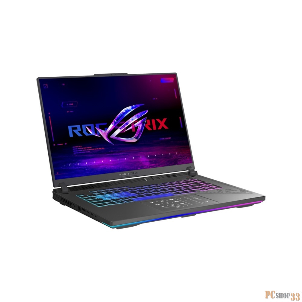 Ноутбук ASUS ROG Strix G16 G614JU-N3229 16(1920x1200 (матовый, 165Hz) IPS)/Intel Core i5 13450HX (2.4Ghz)/16384Mb/512PCISSDGb/n GeForce RTX4050(6144Mb)/Cam/BT/WiFi/90 1y/2.5kg/Eclipse Gray/DOS