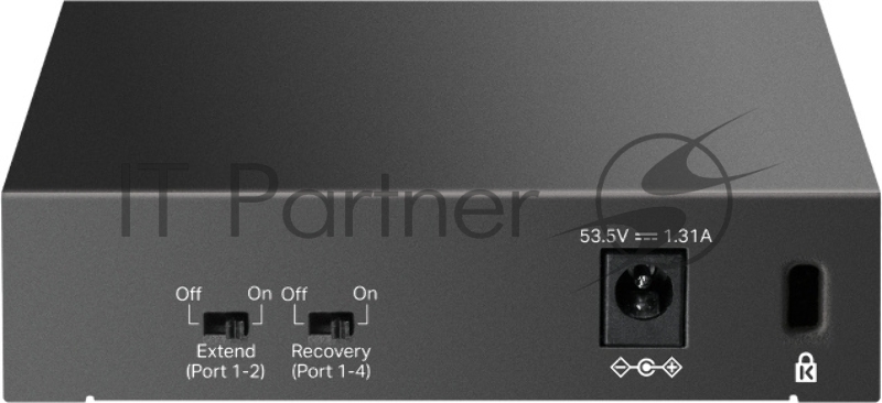 Настольный коммутатор TP-Link LS105GP с 5 гигабитными портами (4 порта PoE+)