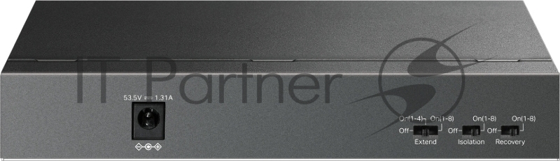 Настольный коммутатор TP-Link LS109P с 9 портами 10/100 Мбит/с (8 портов PoE+)