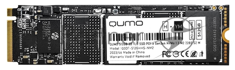 Накопитель QUMO M.2 SSD 512GB QM Novation Q3DT-512GHHS-NM2