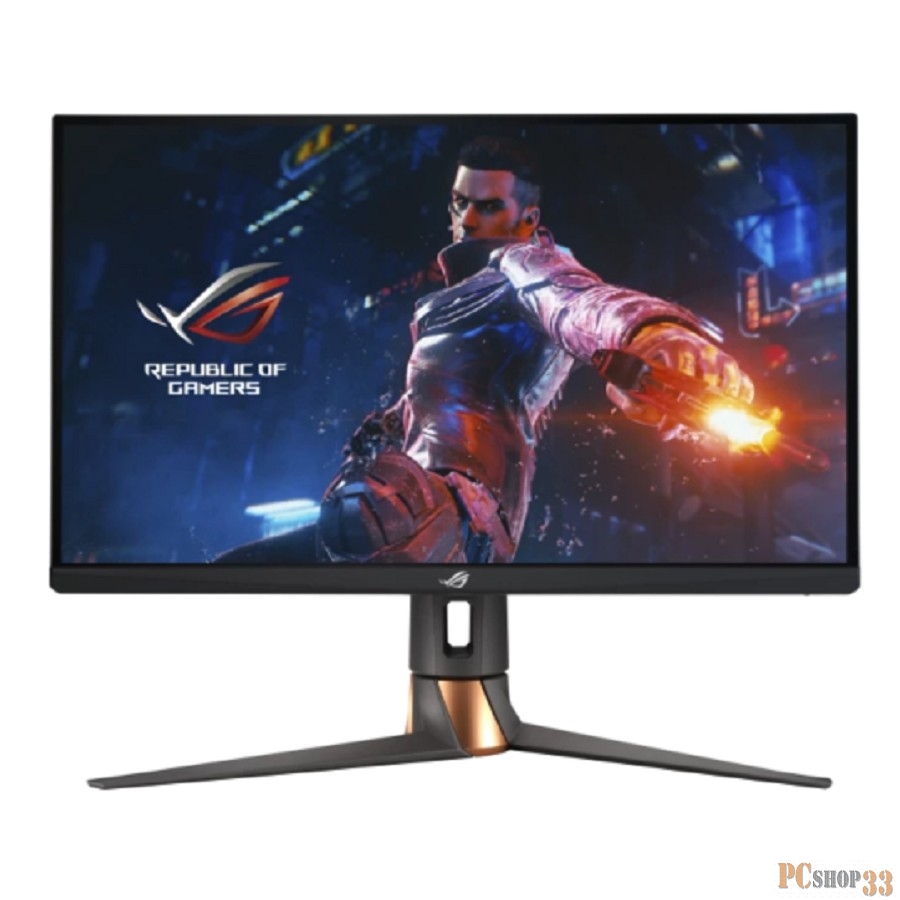 Монитор Asus 27 ROG Swift PG27UQR черный IPS LED 16:9 HDMI полуматовая HAS Piv 600cd 178гр/178гр 3840x2160 120Hz DP WQ USB 7.4кг