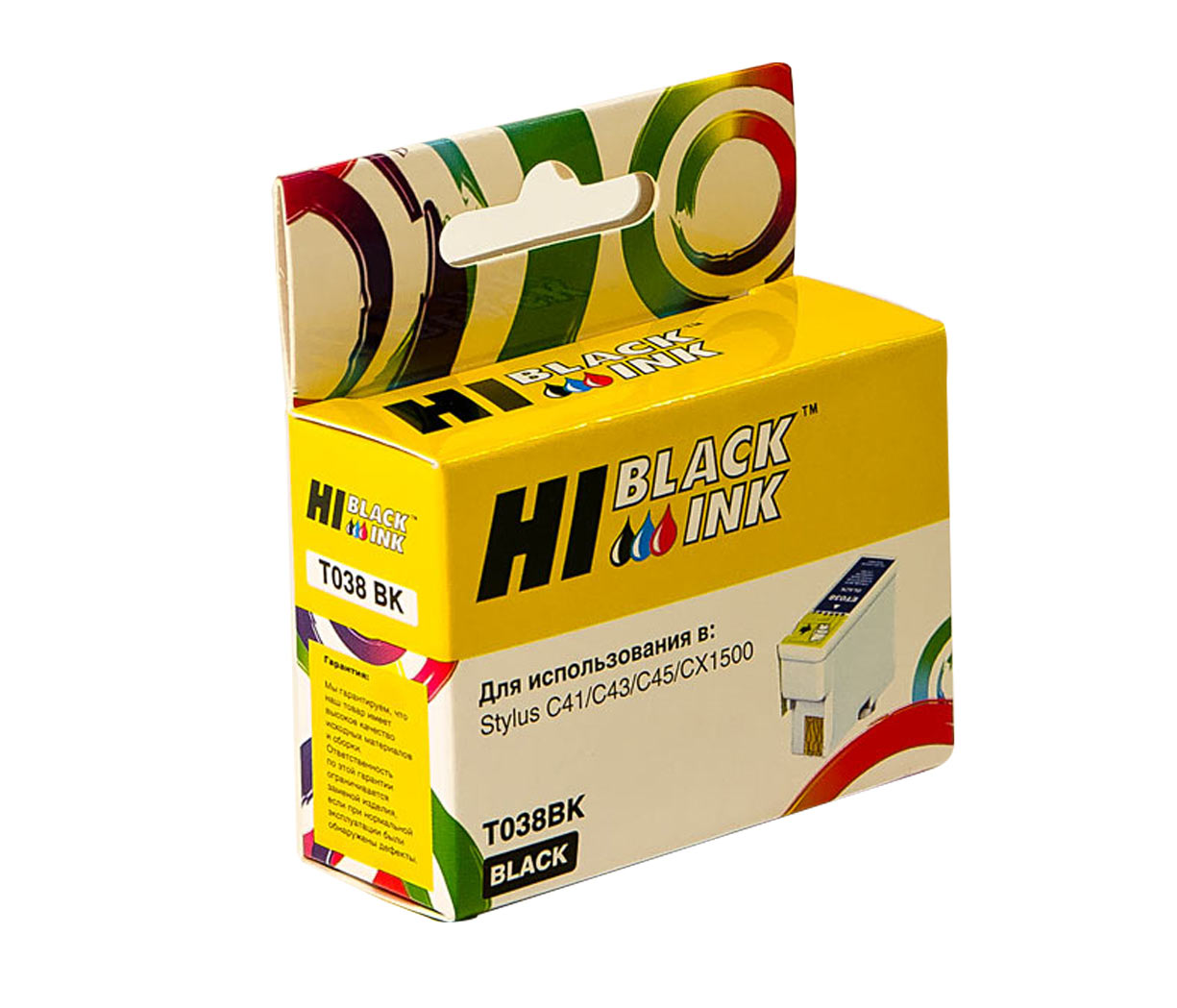 Картридж Hi-Black (HB-T0381) для Epson Stylus C43/C45, Bk