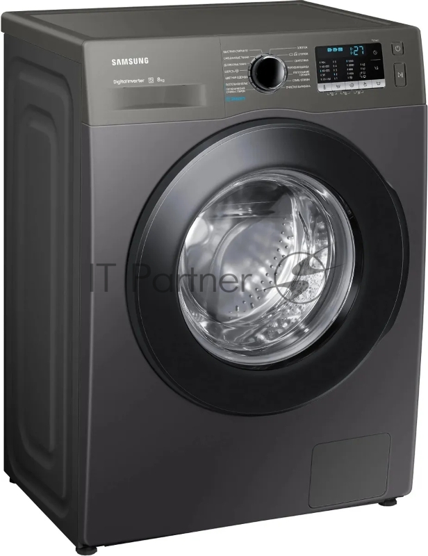 Стиральная машина Samsung WW80AGAS22AX/LD кл.:A фронт. макс.:8кг черный