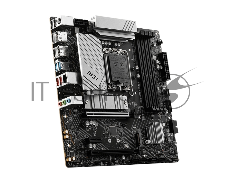 Материнская плата MSI PRO B760M-A DDR4 II Soc-1700 Intel B760 4xDDR4 mATX AC`97 8ch(7.1) 2.5Gg+HDMI+DP