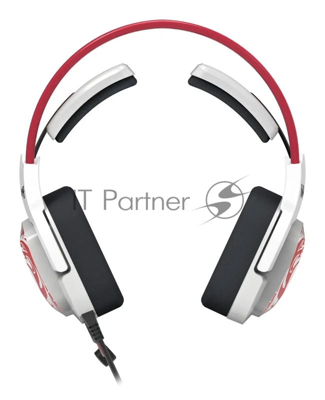Наушники с микрофоном A4Tech Bloody G575 Naraka белый/красный 2м мониторные USB оголовье (G575 NARAKA)