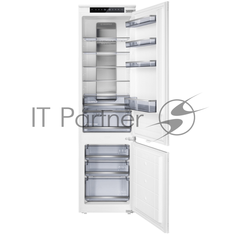Холодильник-морозильник встраиваемый MAUNFELD MBF19354NFWGR LUX
