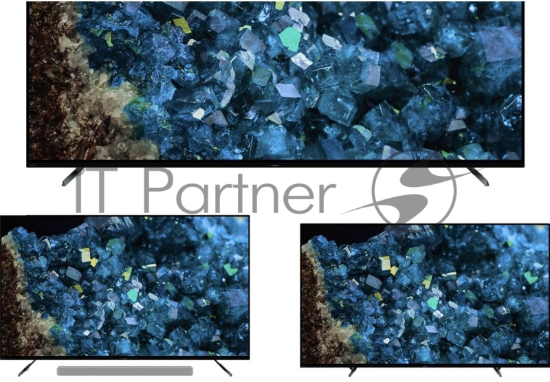 Телевизор OLED Sony 65 XR-65A80L BRAVIA титановый черный 4K Ultra HD 60Hz DVB-T DVB-T2 USB WiFi Smart TV