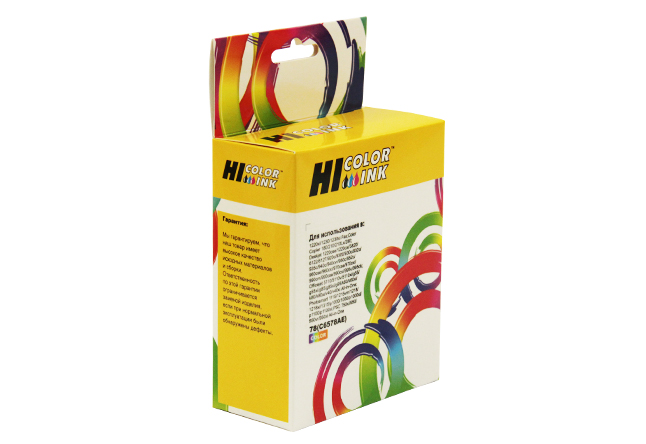 Картридж Hi-Black (HB-C6578) для HP DJ 970/1000/1100, №78, Color
