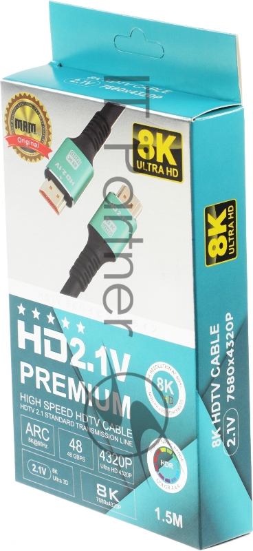 Кабель аудио-видео 12391 HDMI (m)/HDMI (m) 1.5м.