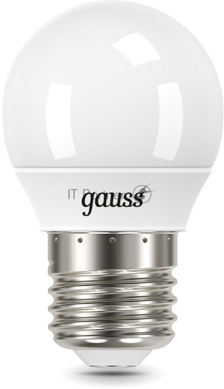 Лампа светодиодная Gauss 105102310 9.5Вт цок.:E27 шар 220B 6500K св.свеч.бел.хол. (упак.:10шт)