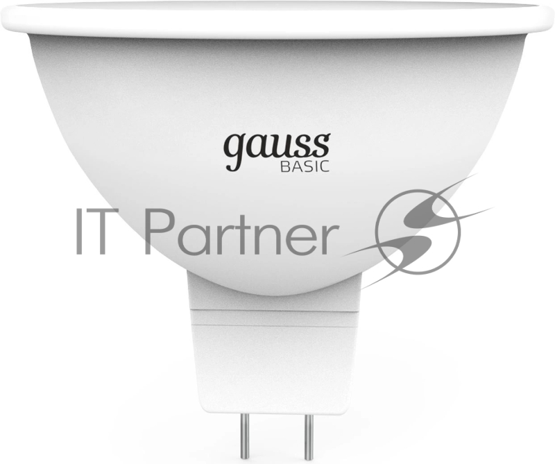 Лампа светодиодная Gauss Elementary 7Вт цок.:GU5.3 софит 12B св.свеч.бел.нейт. (11527)