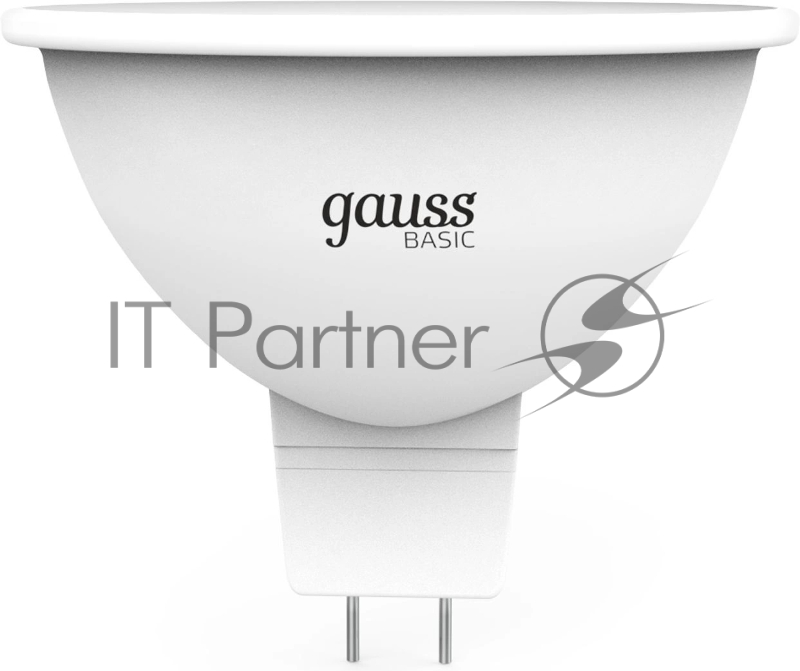 Лампа светодиодная Gauss Elementary 7Вт цок.:GU5.3 софит 12B св.свеч.теп.св./дневн. (11517)