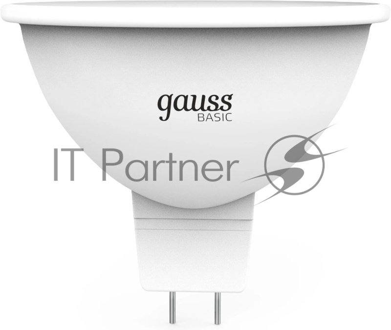 Лампа светодиодная Gauss Elementary 9Вт цок.:GU5.3 софит 12B св.свеч.теп.св./дневн. (11519)