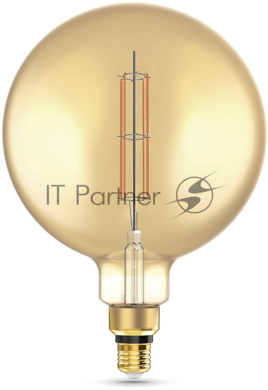 Лампа светодиодная Gauss Filament Vintage 6Вт цок.:E27 шар 220B 2700K св.свеч.бел.теп. (упак.:1шт) (154802118)