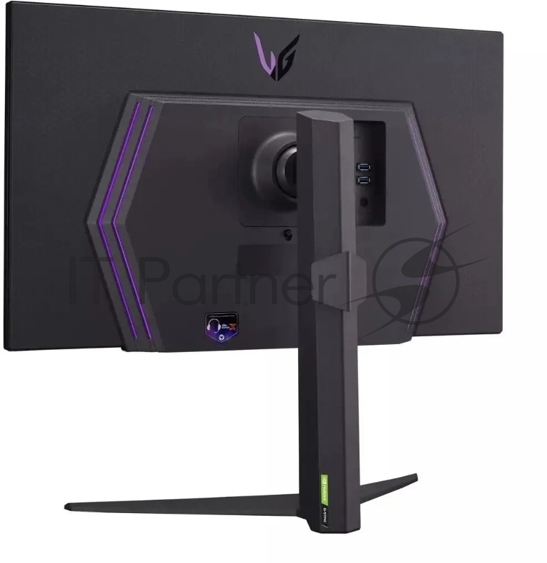 Монитор LG 27 UltraGear 27GR93U-B черный IPS LED 16:9 HDMI матовая HAS 320cd 178гр/178гр 3840x2160 144Hz G-Sync FreeSync Premium DP UHD USB 6.4кг