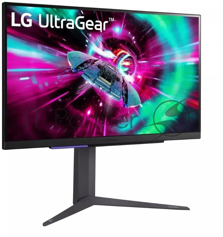 Монитор LG 27 UltraGear 27GR93U-B черный IPS LED 16:9 HDMI матовая HAS 320cd 178гр/178гр 3840x2160 144Hz G-Sync FreeSync Premium DP UHD USB 6.4кг