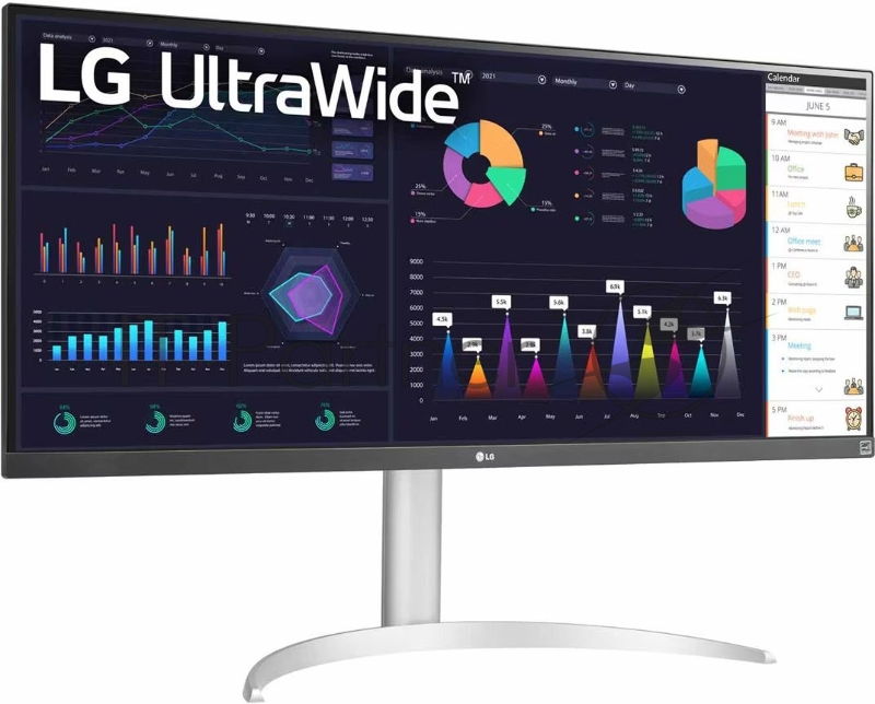 Монитор LG 34 UltraGear 34WQ650-W IPS 2560x1080 100Hz 400cd/m2 21:9