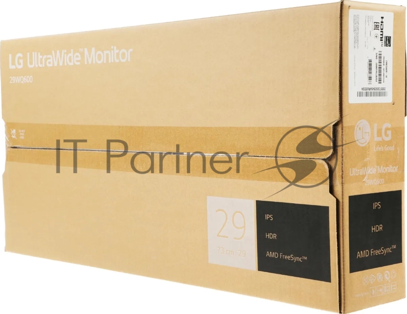 МОНИТОР 29 LG 29WQ600-W (IPS, 2560x1080, 100Hz, 5ms, 178°/178°, 350 cd/m, 1000:1,+2хHDMI, )