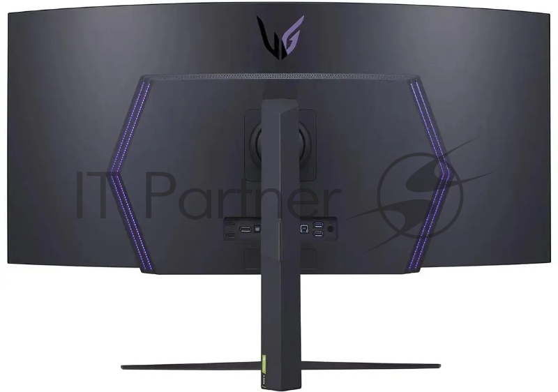 Монитор LG 44.5 (113.03см) UltraGear 45GR95QE-B черный OLED LED 21:9 HDMI матовая HAS Piv 1500000:1 1000cd 178гр/178гр 3440x1440 240Hz G-Sync FreeSync Premium DP SPDIF WQ USB 10.9кг