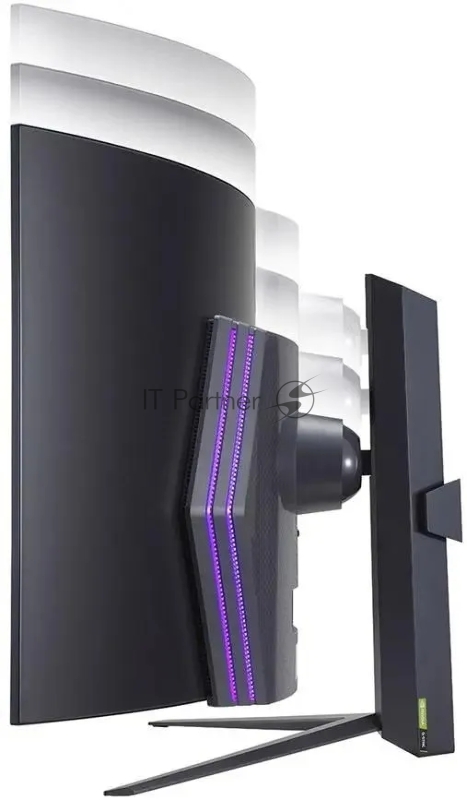 Монитор LG 44.5 (113.03см) UltraGear 45GR95QE-B черный OLED LED 21:9 HDMI матовая HAS Piv 1500000:1 1000cd 178гр/178гр 3440x1440 240Hz G-Sync FreeSync Premium DP SPDIF WQ USB 10.9кг