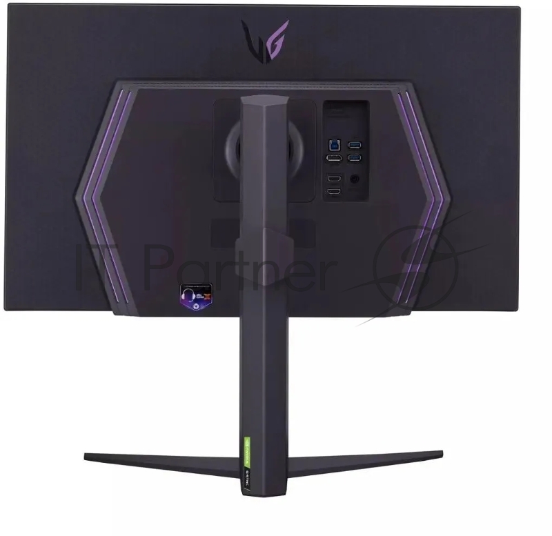 Монитор LG 31.5 UltraGear 32GR93U-B черный IPS LED 16:9 HDMI матовая HAS 320cd 178гр/178гр 3840x2160 144Hz G-Sync FreeSync Premium DP UHD USB 8.3кг