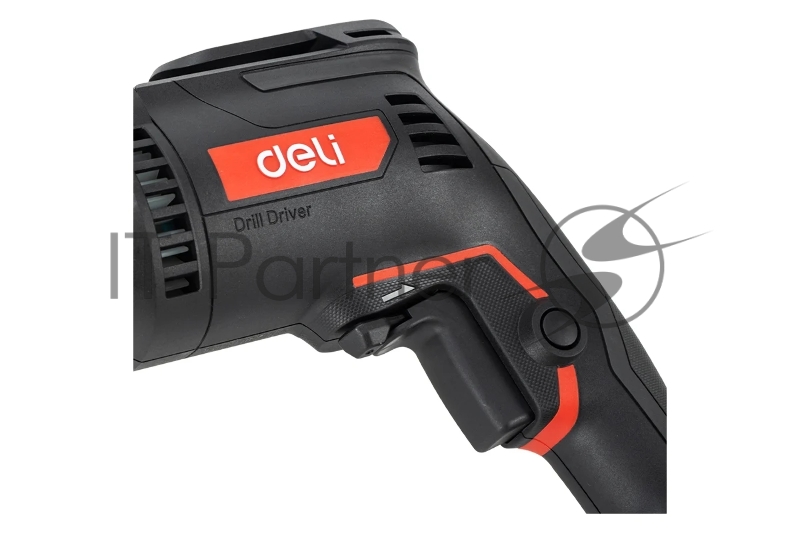 Дрель сетевая Deli DE-DZ10-2E (500Вт, 10мм, 3300об/мин, картон)