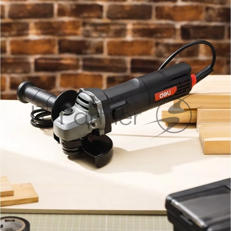 Угловая шлифмашина сетевая Deli DE-JM125-2E (790Вт, 125мм, 12000об/мин, картон)