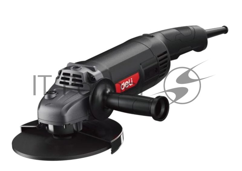 Угловая шлифмашина сетевая Deli DE-JM180-1E (2000Вт, 180мм, 8500об/мин, картон)