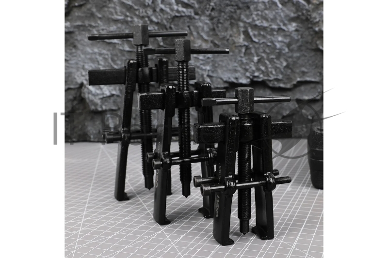 Съемник подшипников двухзахватный с регулируемым зажимом Deli DL-E104 100мм, сталь 45#