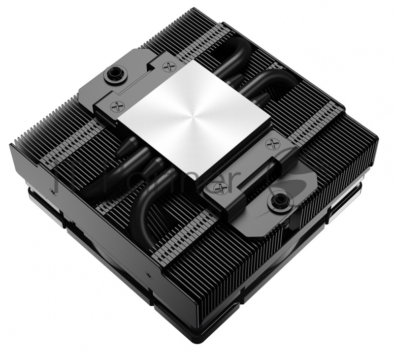 Кулер ID-COOLING IS-47-XT LGA1700/1200/115X/AM4 низкопрофильный высота 47mm (24шт/кор, TDP 95W 4 тепл.трубки + медная база, FAN 92mm, черный) BOX