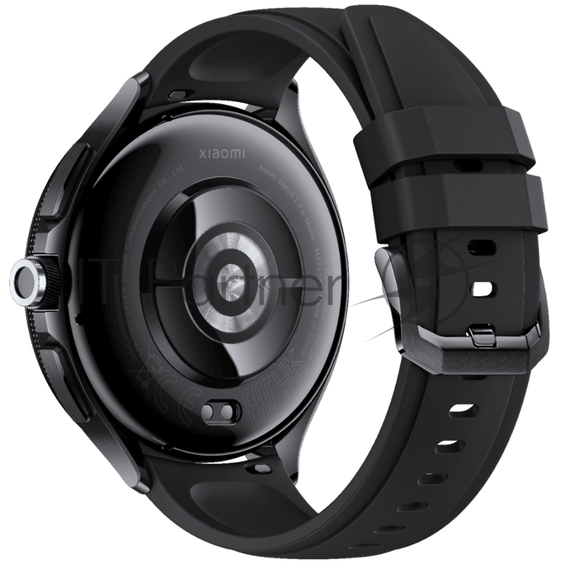 Часы наручные Xiaomi Смарт-часы Xiaomi Watch 2 Pro -Bluetooth® Black Case with Black Fluororubber Strap M2234W1 (BHR7211GL)
