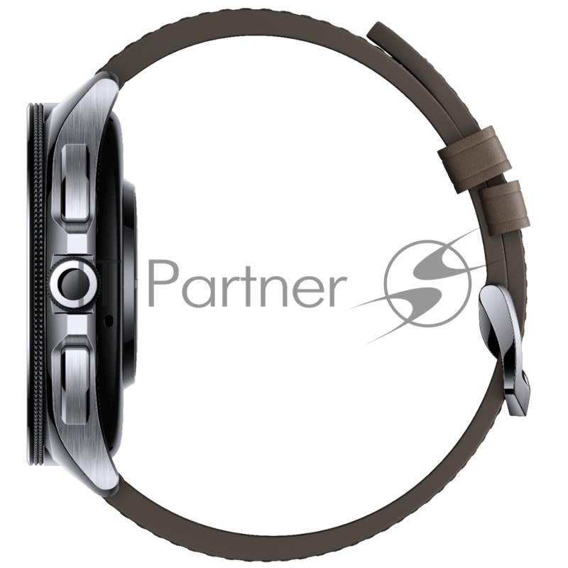Часы наручные Xiaomi Смарт-часы Xiaomi Watch 2 Pro - Bluetooth® Silver Case with Brown Leather Strap M2234W1 (BHR7216GL)