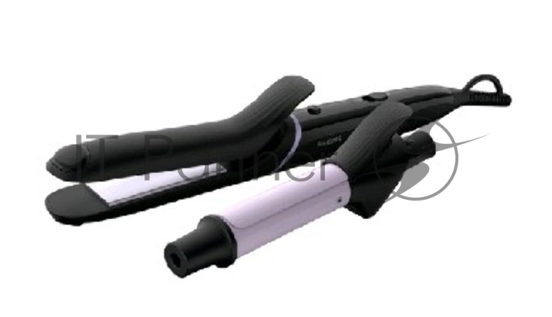 Мультистайлер Philips BHH811/00, 2 насадки: щипцы для завивки 25 мм, выпрямитель 80 мм керамическое покрытие, температура нагрева 200С, технология снятия насадок OneClick, Набор аксессуаров (петля и резинка для волос), буклет с инструкциями по созда