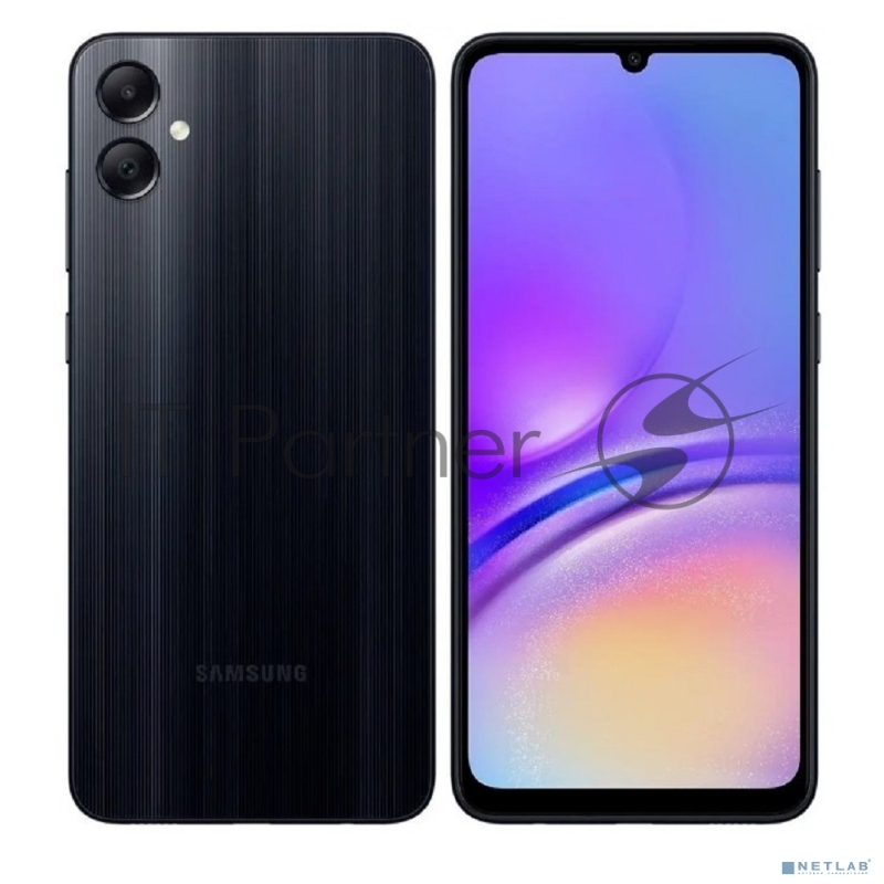 Смартфон Samsung SM-A055F Galaxy A05 128Gb 4Gb черный моноблок 3G 4G 2Sim 6.7 720x1600 Android 13 50Mpix 802.11 a/b/g/n/ac GPS GSM900/1800 GSM1900 TouchSc microSD max1024Gb