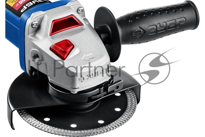 Углошлифовальная машина Зубр УШМ-П125-1500 ПСТ 1500Вт 9500об/мин рез.шпин.:M14 d=125мм