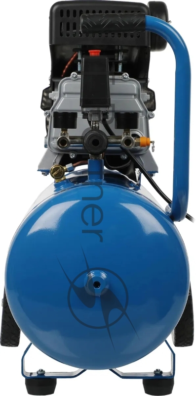 Компрессор поршневой Диолд КМП-1600/50 масляный 210л/мин 50л 1600Вт синий/черный