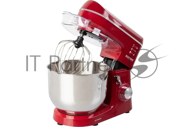 Миксер планетарный Endever Sigma-121, красный, мощность 1800 Вт, объем чаши 6 л, планетарная система смешивания, 2 шт/уп.