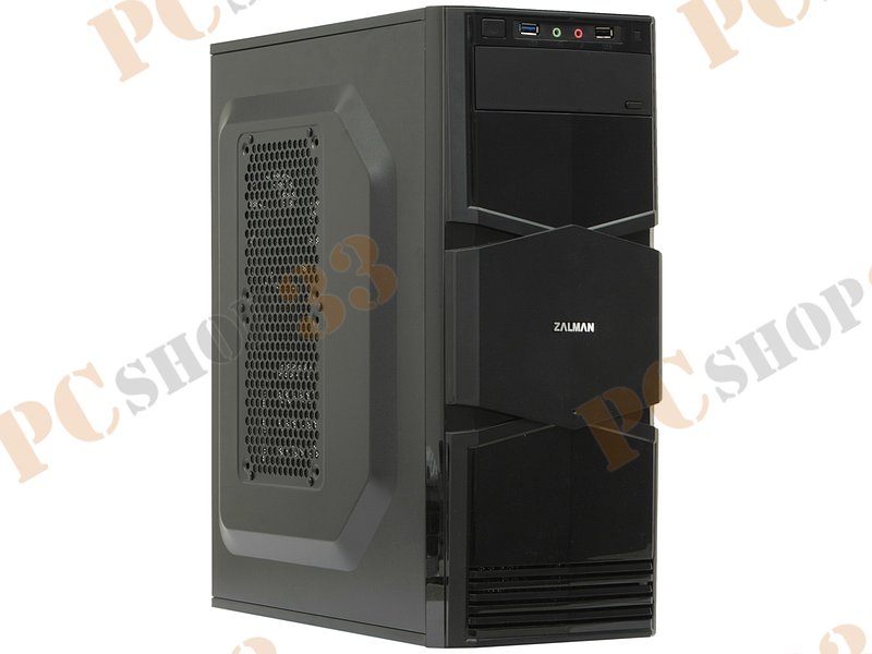 Корпус Minitower Zalman ZM-T3, mATX, черный (без БП)