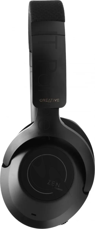 Гарнитура мониторные Creative Zen Hybrid Pro 1.2м черный беспроводные bluetooth оголовье (51EF1040AA000)