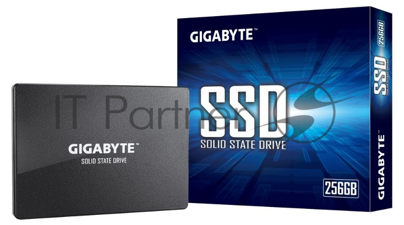 Накопитель SSD Gigabyte 256GB Client GP-GSTFS31256GTND 2.5 SATA 6Gb/s, 520/500, IOPS 80/85K, MTBF 2M, TLC, DRAM less, 100TBW, RTL {40}