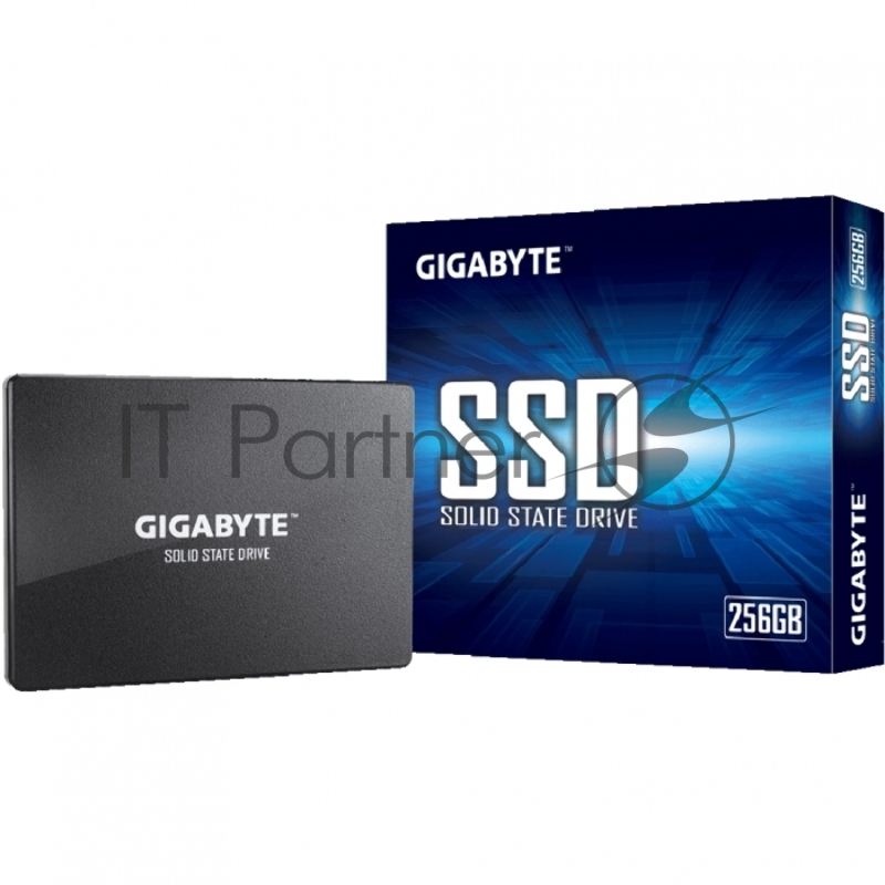 Накопитель SSD Gigabyte 256GB Client GP-GSTFS31256GTND 2.5 SATA 6Gb/s, 520/500, IOPS 80/85K, MTBF 2M, TLC, DRAM less, 100TBW, RTL {40}